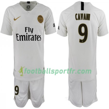 Tenue Paris Saint Germain Cavani 9 Enfant Extérieur 2018-2019 Maillot de Foot
